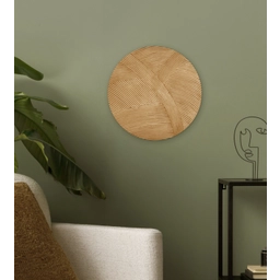 Structuur - Natuur - Kunst - Rotan Wandcirkel kunststof plaat 5mm dik klein -sfeer3