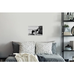 Vrouw - Paard - Artistiek Muursticker klein -slaapkamer