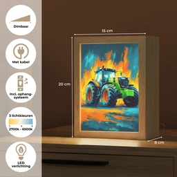 Abstract - Tractor - Groen Light Box met kabel klein -USP_NL