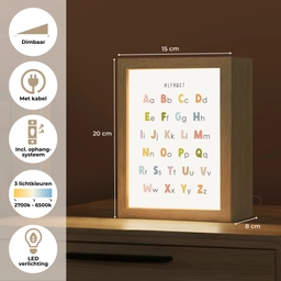 Alfabet - Educatief - Kleuren - Letters leren voor kinderen Light Box met kabel klein -USP_NL