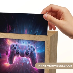 Controller - Neon - Explosie - Abstract Light Box met kabel (Kinderlampje) klein -USP_websiteprintNL