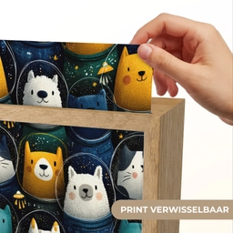 Dieren - Ruimtepakken - Sterren Light Box met kabel (Kinderlampje) klein -USP_websiteprintNL