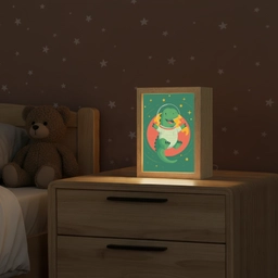 Dino - Groen - Planeet Light Box met kabel klein -sfeer1_kind