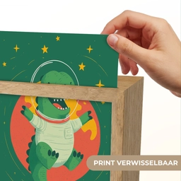 Dino - Groen - Planeet Light Box met kabel (Kinderlampje) klein -USP_websiteprintNL