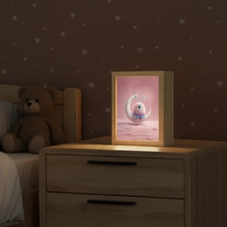 Maan - Monster - Roze Light Box met kabel klein -sfeer1_kind