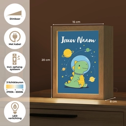 Dino - Ruimte - Planeten Light Box met kabel (Kinderlampje) klein -USP_NL