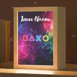 Symbolen - Game - Kleurrijk Light Box met kabel (Kinderlampje) klein -zzz_3d_website