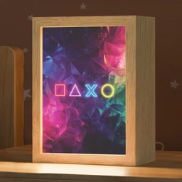 Playstation - Kleurrijk - Abstract - Neon Light Box met kabel klein -zzz_3d_website