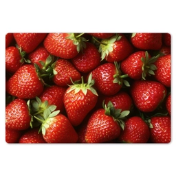 Aardbei - Fruit - Rood Placemat vinyl groot -zzsfeer1_Kitchenyeah-website