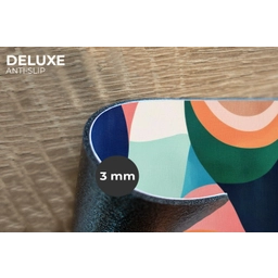 Abstract - Blauw - Roze Placemat vinyl groot -closeup