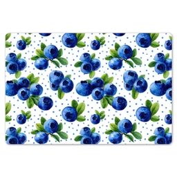 Bessen - Patroon - Blauw Placemat vinyl groot 368 -zzsfeer1_Kitchenyeah-website