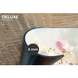 Bloemenveld - Lichte tinten - Geschilderd Placemat vinyl groot -closeup