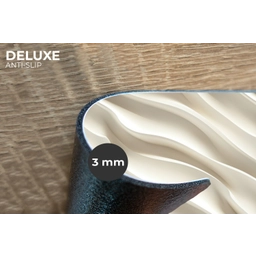 Diagonaal - Golven - Crème Placemat vinyl groot 368 -closeup