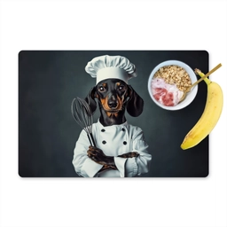 Hond - Garde - Kok Placemat vinyl groot -zzzproduct_Kitchenyeah-website