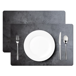 Industrieel - Beton - Grijs - Leisteen - Retro Placemat vinyl groot -zzsfeer2_Kitchenyeah-website