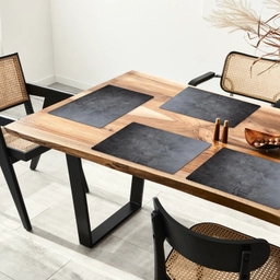 Industrieel - Beton - Grijs - Leisteen - Retro Placemat vinyl groot -zzsfeer4_Kitchenyeah-website