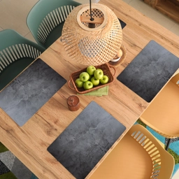 Industrieel - Beton - Grijs - Leisteen - Retro Placemat vinyl groot -zzsfeer5_Kitchenyeah-website