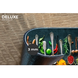 Kruiden - Specerijen - Lepels Placemat vinyl groot -closeup