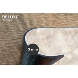 Lichtbeige - Goudbruine Nerven - Marmer Placemat vinyl groot 368 -closeup