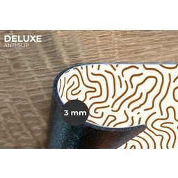 Minimalistisch - Patroon - Terracotta Placemat vinyl groot 368 -closeup