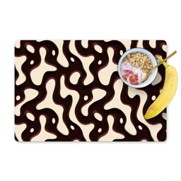 Organisch - Krachtig - Bruin Placemat vinyl groot 368 -zzzproduct_Kitchenyeah-website