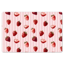 Strepen - Aardbei - Roze Placemat vinyl groot 368 -zzsfeer1_Kitchenyeah-website