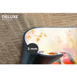 Vogels - Kleurrijk - Tak Placemat vinyl groot -closeup