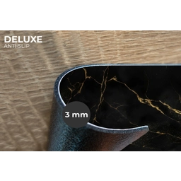 Zwart marmer - Gouden aders - Klassiek Placemat vinyl groot -closeup