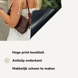 placemat met foto close up