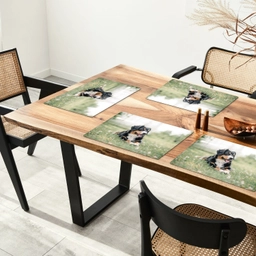 placemat met foto placemats op tafel