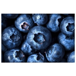 Bessen - Blauw - Fruit poster papier klein -3d