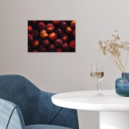 Fruit - Close up - Nectarines poster papier klein -sfeer3