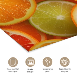 Fruit - Kleurrijk - Close up poster papier klein -closeup_NL