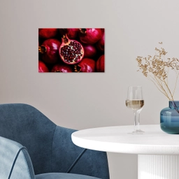 Granaatappel - Rood - Fruit poster papier klein -sfeer3
