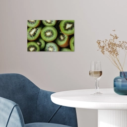 Kiwi - Fruit - Groen poster papier klein -sfeer3