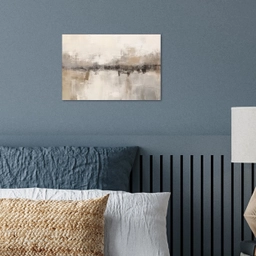 Moderne kunst - Abstract - Beige poster papier klein -sfeer2