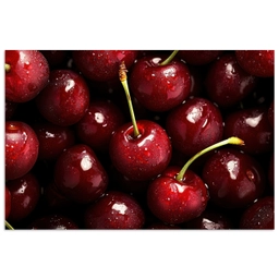 Rood - Fruit - Kersen poster papier klein -3d