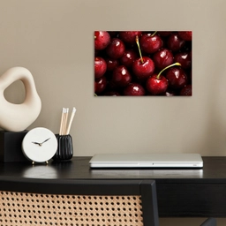 Rood - Fruit - Kersen poster papier klein -sfeer1