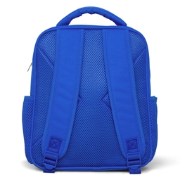 Lancerende raket in neonstijl Kinderrugzak - Blauw middel -achterkant