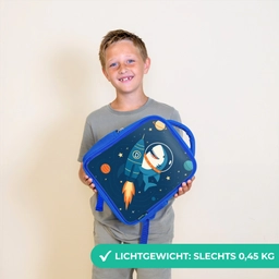 Raket - Haai - Ruimte Kinderrugzak - Blauw middel -sfeer1_NL