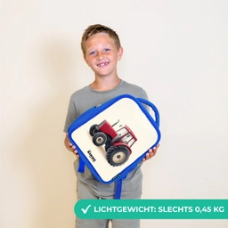Tractor - Getekend - Rood Kinderrugzak - Blauw middel -sfeer1_NL