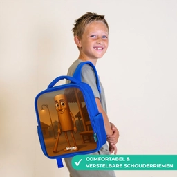 Tung Tung Tung Sahur Kinderrugzak - Blauw middel -sfeer3_NL