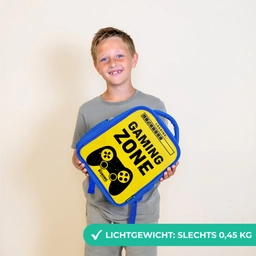 Zwart-geel met gaming zone Kinderrugzak - Blauw middel -sfeer1_NL