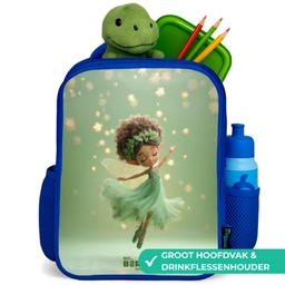 Dansende fee in groen licht Kinderrugzak - Blauw middel -inhoud_NL