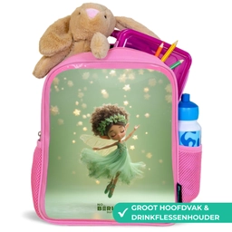 Dansende fee in groen licht Kinderrugzak - Roze middel -inhoud_NL