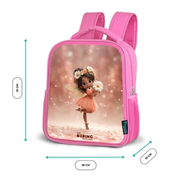 Fee met madeliefjes Kinderrugzak - Roze middel -productfoto_formaten