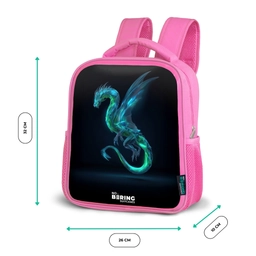 Legendarische cyberdraak Kinderrugzak - Roze middel -productfoto_formaten