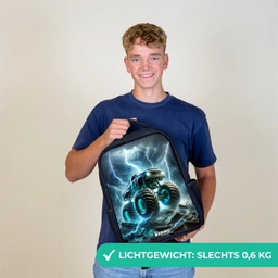 Thunder Wheels Rugzak - Zwart middel -sfeer7_NL