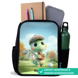 Golf - Dino - Groen Rugzak - Zwart middel -inhoud_NL
