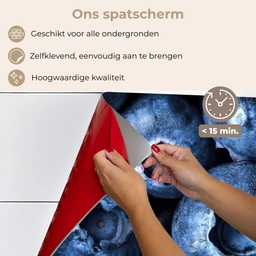 Bessen - Blauw - Fruit keuken achterwand spatscherm klein -spatscherm_NL
